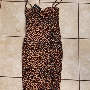 Leopard print dress